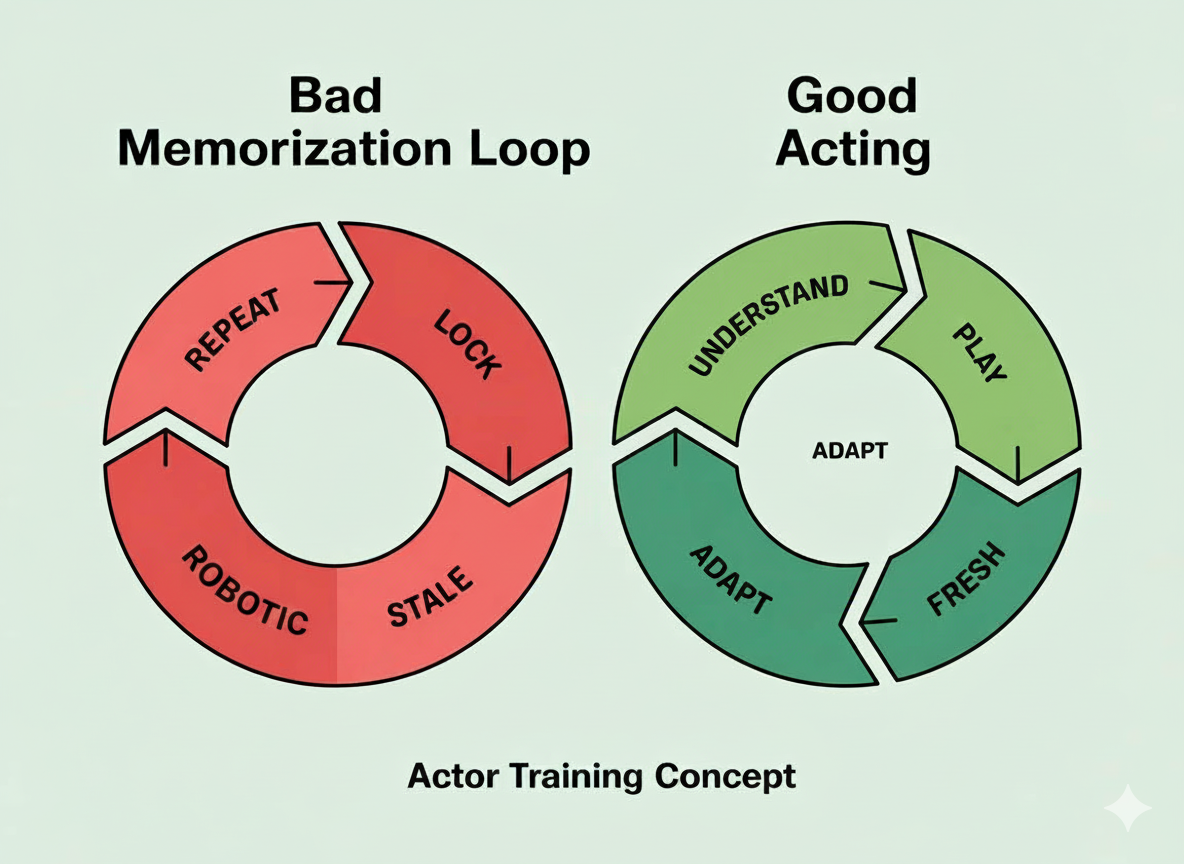 Bad Memorization Loop vs Good Acting Loop