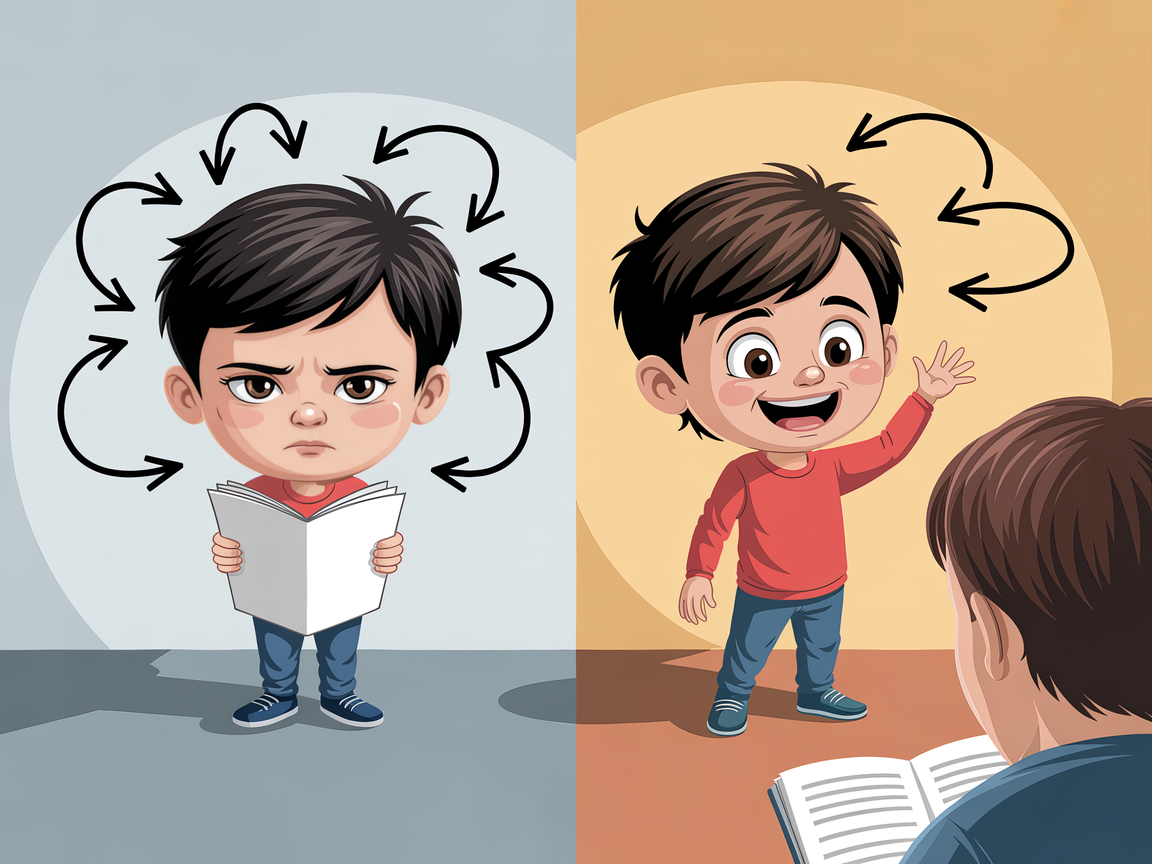 The mental shift: from drilling words to living the scene